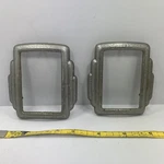 Pair 1940-41 Ford Car & Truck Park Lamp Bezel Housing Lens 01A-13084. Fixed Price $15.00.