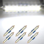 6PCS 41MM Festoon White Dome Lamps Led Light Car Interior Bulb 3030-9-SMD. Fixed Price $14.80.