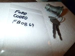 Ford Oem D2AZ-6543505-A, 72-76 Torino, & Others Nos Coded Deck Lid Cyl. Keys. Fixed Price $39.95.