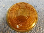 Jaguar Mk Vii Ix XK140 XK150 Turn Signal Lens 3" Amber Lucas 575292 L563 Nos. Fixed Price $75.00.