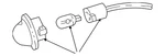 Genuine Ford License Lamp 1L3Z-13550-BA. Fixed Price $24.32.