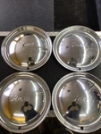 1949-1950 Nash Ambassador Statesman Chrome Center Caps Set Of. Fixed Price $100.00.