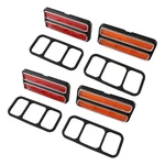 New Front & Rear Deluxe Side Marker Light Set W/ Trim For 68-72 Chevrolet C10. Fixed Price $49.99.