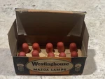 Westinghouse Mazda Red 1813 Bulbs Lamps Mini Bayonet 12-16V .1A T3 1/4 Box 10. Fixed Price $15.00.