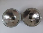 7" Lhd Euro Classic Car Headlamps Headlights Halogen H4 Conversion *with Pilot**. Fixed Price $22.81.