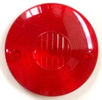 Nos Kd Red Replacement Lens Ls 329 3-1/2" Cover 2-1/2" Center To Holes. Fixed Price $7.95.