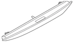 Genuine Volkswagen High Mount Lamp 5H0-945-087-B. Fixed Price $80.73.