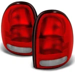 Tail Light Pair Left Right Red Clear Lens Plymouth Dodge Chrysler V4576245AB. Fixed Price $127.99.