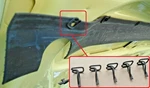 12PC Vintage Nos Hood Seal Clips! For Classic Dodge Ramcharger Truck 4X4 Etc. Fixed Price $38.00.