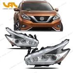Headlight Assembly For Nissan Murano 2015-2018 Halogen Led Drl Projector Lh+rh. Fixed Price $240.56.