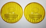 Porsche 911 914/6 Hood H1 Light Lenses Two Yellow Glasses Cibie 13-154. Fixed Price $149.00.