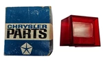 1968 Plymouth Valiant Left Driver Side Back-up Lamp Light Lens 2809113 Nos. Fixed Price $46.00.