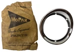 New Old Stock Left Inner Headlight Chrome Bezel For 1962 Plymouth #2099333. Fixed Price $150.00.