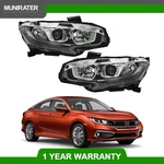 Halogen Lh+rh Side Set For Honda Civic 2016-2020 Replacement Headlight Chrome. Fixed Price $86.32.