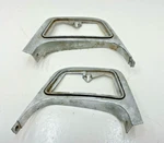 1966 1967 Dodge Body Rear Courtesy Light Chrome Bezels Back Interior Lamp Trim. Fixed Price $100.97.
