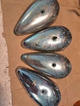 Lot Of 4 1968 Vintage Hella Vw Volkswagen Chrome For BL365 Sae D63. Fixed Price $24.99.