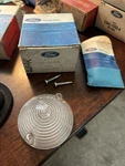 1965 1966 Mustang Nos T-5 Clear Front Turn Signal Park Lens C5ZZ-13208-B. Fixed Price $30.00.