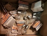 11 Lot 1323 Westinghouse 1000 Light Bulb Auto Lamp 6-8 Volt Vintage Nos. Fixed Price $29.00.