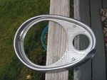 53 1954 Buick Roadmaster Head Light Bezel Chrome. Fixed Price $75.00.