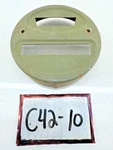 Oem Ford Gpw Jeep Willys Mb Wwii Arrow Blackout Light Door Cover Bezel C42-10. Fixed Price $14.95.
