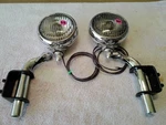 Chevrolet Guide 4 5/8 Clear Fog Lights 6V. Fixed Price $520.00.