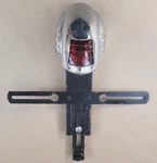 1937 Oldsmobile Sedan License Plate Light Emblem Center Stop Opco Guide 920780. Fixed Price $249.99.