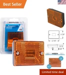 Blazer B423A Led Amber Marker Light - Durable & Easy Install For Universal Fit. Fixed Price $11.99.