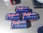 Vintage Pathfinder Identification Lights Lot Of 4 Nos 2 Red Orange Nib. Fixed Price $40.00.