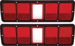 Oer Tail Lamp Lens Set With Black Trim 1971 Plymouth Road Runner And Gtx. Fixed Price $149.98.