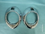 Pr 40 41 Ford Deluxe Coupe Pick Truck Rechromed Headlight Bezels Trim. Fixed Price $149.95.