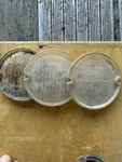 1957 Cadillac Glass Fog Light Lenses Pair Oem Guide A5-57 Gm 5948084. Fixed Price $100.00.