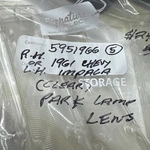 Gm 5951966 Rh Or Lh Clear Park Lamp Lens 1961 Chevy Impala Nos. Fixed Price $24.00.