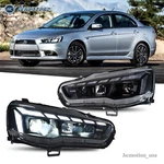 V2 Led Headlights For Mitsubishi Lancer Evo X Cf Cj 2008-2017 Start Up Animation. Fixed Price $699.99.