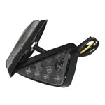 2PC Motorcycle Triangle Flush Mount Turn Signal Smoke Amber Led Light. Fixed Price $15.97.