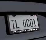 1X 2024 Modern License Plate Frame Bracket Black Metal Fits All Mustangs. Fixed Price $25.99.