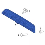 Genuine Ford Lamp Assembly Rear High Mounted ML3Z-13A613-H. Fixed Price $220.45.