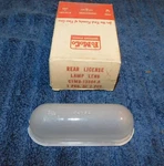 1960 1961 1962 Mercury Monterey Montclair Park Lane Nos Rear License Lamp Lens. Fixed Price $44.00.
