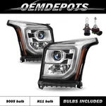 Halogen Style Lamps For 2015-2020 Gmc Yukon W/ Led Drl Headlights Assembly L+r. Fixed Price $198.95.