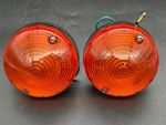 Genuine Lucas L692 Amber Lamp Pair Austin-healey Land Rover Spitfire, Cobra New. Fixed Price $130.00.