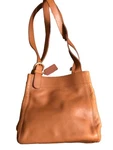 Vintage Coach 4157 Soho Waverly Buckle Bag Tote British Tan Leather Shoulder. Fixed Price $155.00.