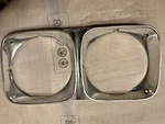 1970 Oldsmobile Cutlass 442 Aluminum Headlamp Bezel Right Rh Gm. Fixed Price $20.00.