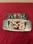 1980 1996 Ford F150 F250 F350 Bronco Chrome Deluxe Dome Map Light- Tested. Fixed Price $75.00.