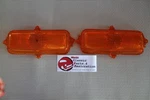 60-66 Chevy Gm Series Stepside Truck Park Light Lamp Lenses Amber Set Of 2. Fixed Price $19.46.