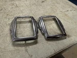 1940 Ford 40-41 Truck Parking Light Bezel Pair Chrome O1A-13084 Coupe Sedan. Fixed Price $30.00.