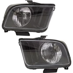 Left And Right Headlights Ford Mustang 2005-2006 Halogen With Bulbs Base Gt. Fixed Price $167.30.