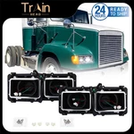 Stock Headlight Housing Bases Pair For 1989-2003 Freightliner Fld 112 120. Fixed Price $82.66.