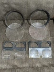 1966 Plymouth Barracuda Instrument Cluster Bezel Lenses Mopar Lot. Fixed Price $50.00.