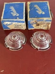 1942 Buick Clear Glass Parking Light Lens Pair (2) 5933025 Guide F-42 Nos. Fixed Price $19.99.