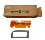 1969 Plymouth Fury Left Parking Light Lamp Lens W/ Gasket 2932803 Nos. Fixed Price $121.50.