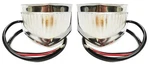 Park Lights Stainless Bezels 1953-1954 Ford F100 Truck Amber Bulb. Fixed Price $79.90.